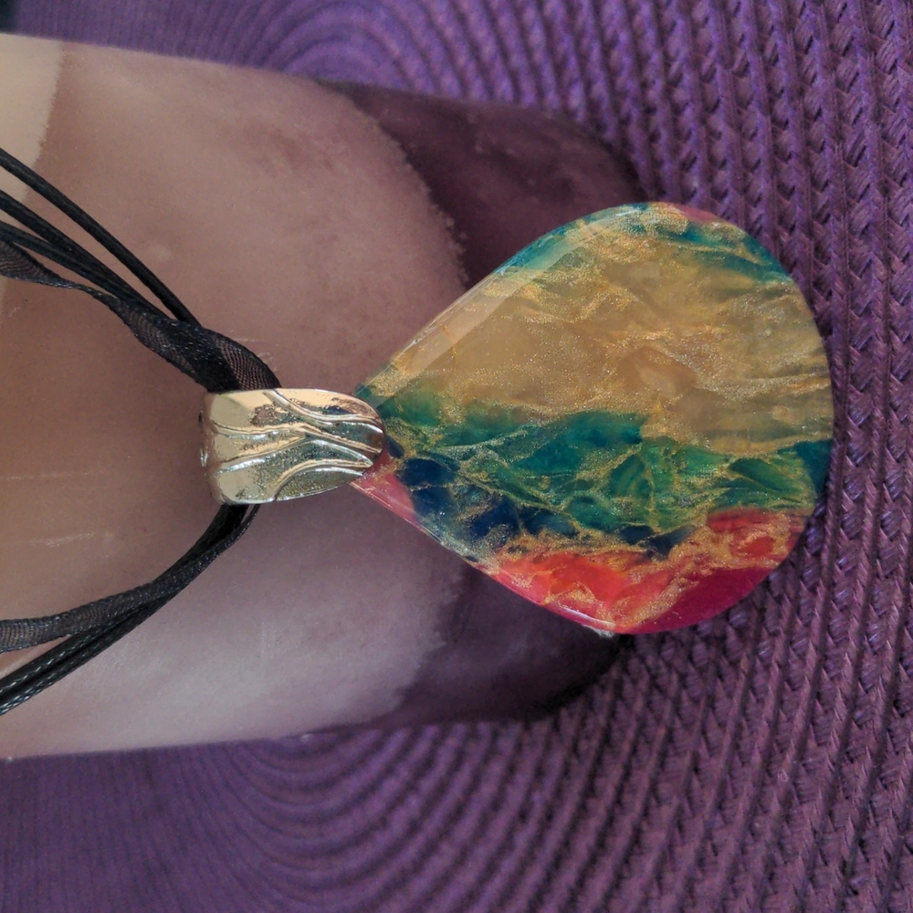 Faux Stone Necklace